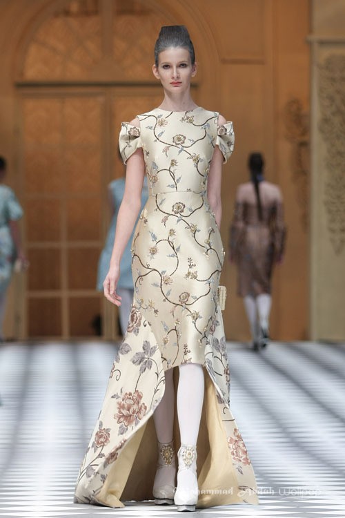 Sebastian Gunawan A Ladys Portrait Sebastian Red & Sebastian Sposa at The Ritz Calton. Pasific Place. Jakarta. [Foto: Mohammad Abduh/Wolipop]