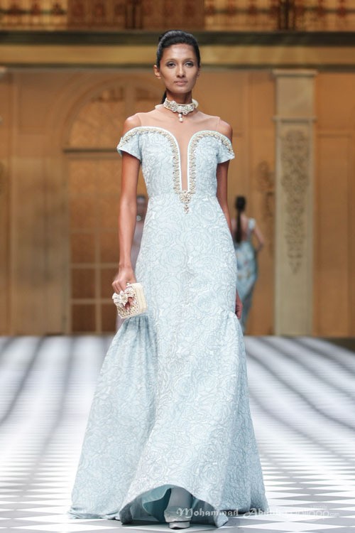 Sebastian Gunawan A Ladys Portrait Sebastian Red & Sebastian Sposa at The Ritz Calton. Pasific Place. Jakarta. [Foto: Mohammad Abduh/Wolipop]