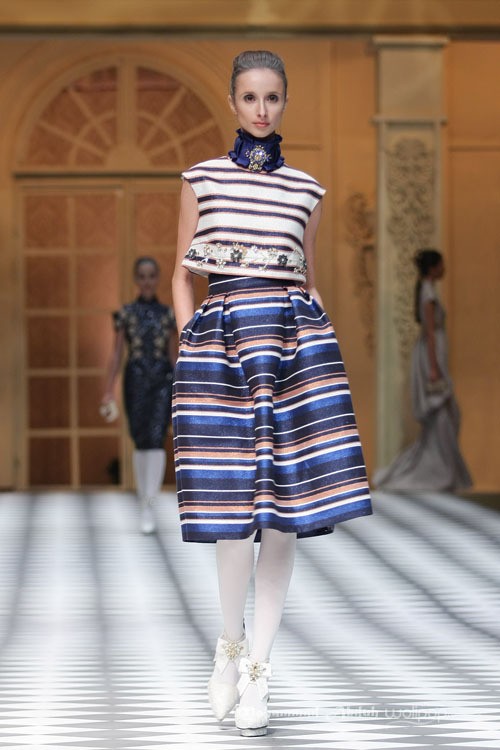 Sebastian Gunawan A Ladys Portrait Sebastian Red & Sebastian Sposa at The Ritz Calton. Pasific Place. Jakarta. [Foto: Mohammad Abduh/Wolipop]