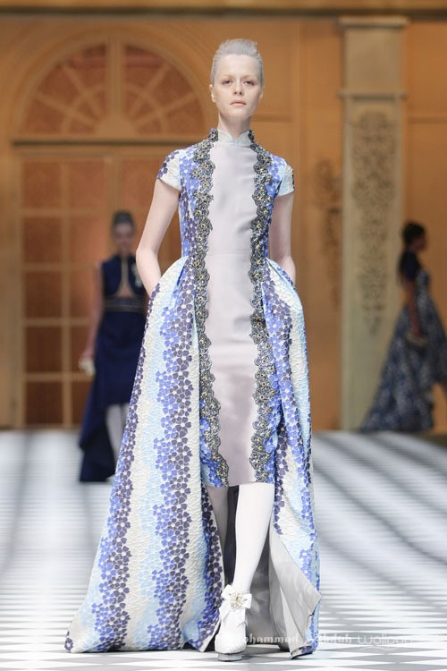 Sebastian Gunawan A Ladys Portrait Sebastian Red & Sebastian Sposa at The Ritz Calton. Pasific Place. Jakarta. [Foto: Mohammad Abduh/Wolipop]