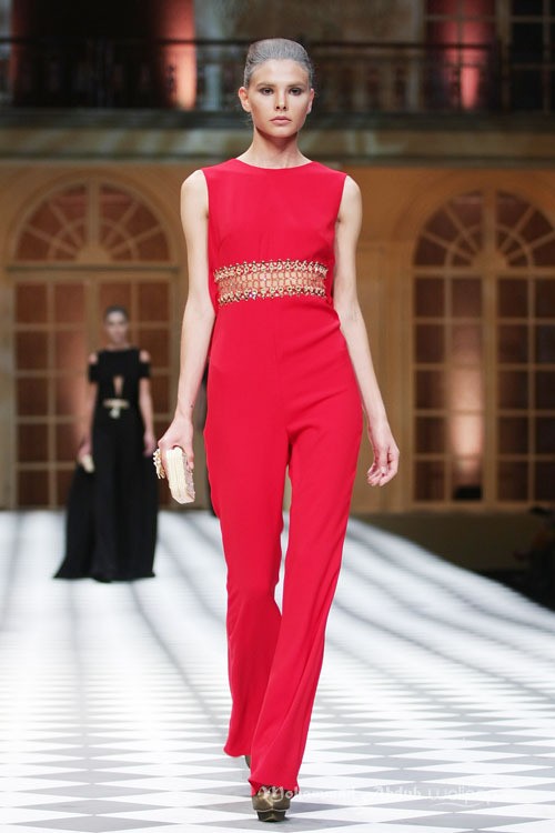 Sebastian Gunawan A Ladys Portrait Sebastian Red & Sebastian Sposa at The Ritz Calton. Pasific Place. Jakarta. [Foto: Mohammad Abduh/Wolipop]