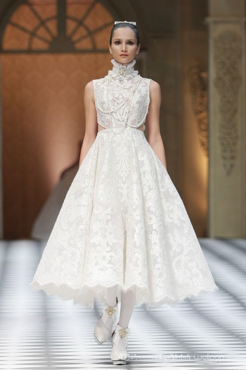 Sebastian Gunawan A Ladys Portrait Sebastian Red & Sebastian Sposa at The Ritz Calton. Pasific Place. Jakarta. [Foto: Mohammad Abduh/Wolipop]