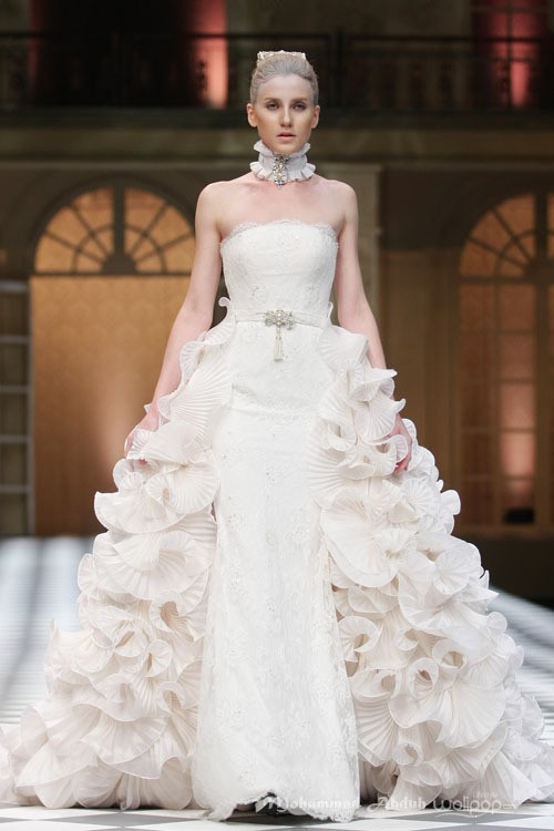 Sebastian Gunawan A Ladys Portrait Sebastian Red & Sebastian Sposa at The Ritz Calton. Pasific Place. Jakarta. [Foto: Mohammad Abduh/Wolipop]