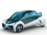 Kendaraan konsep kedua adalah Toyota FCV Plus. Sebuah mobil hidrogen yang akan menemani Mirai. Mobil ini juga bisa digunakan sebagai sumber listrik rumah. (Istimewa-Toyota)