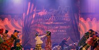 Grup wayang nusantara berpartisipasi dalam Festival Wayang 2015 yang digelar 7 sampai 11 Oktober mendatang di Museum Seni Rupa dan Keramik dan Museum Wayang, Jakarta Barat. Dibuka dengan penampilan grup Getar Wayang Ringkang yang menampilkan lakon 'Sumantri Ngenger', nantinya akan ada 11 grup lainnya yang berpartisipasi. Pool/Rana Communication.