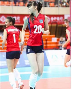 Pemain Voli Cantik Sabina Jadi Bintang di Instagram