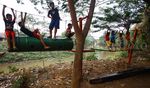 Keceriaan Anak-anak Bantaran Kali Ciliwung