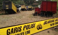 Garis polisi telah dipasang di sekitar lokasi. Pool/Hendrik I Raseukiy/detikFoto.