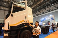 Pada pameran ITSCL 2015 Tata Motors menampilkan empat tipe kendaraan komersialnya. Tractor Head Tata Prima 4023 dengan kapasitas mesin 6700 cc, Pick up Tata Super Ace 1400 cc diesel,  Pick up Tata Xenon 3000 cc diesel, dan Tata Ace EX2 yang bermesin diesel 700 cc yang sudah diubah aplikasinya menjadi kendaraan niaga dengan boks.