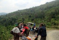 Sebelum tahun 2000, kendaraan di sini adalah kuda, sehingga waktu tempuh Gimpu-Porelea bisa sehari semalam. Kini, sepeda motor telah melenyapkan kuda dari Porelea, dan dari Kecamatan Pipikoro (Silvia/detikTravel)
