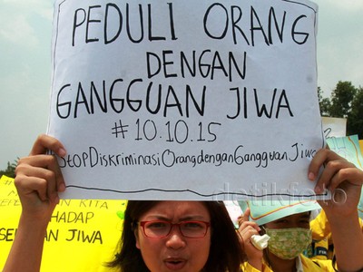 Aksi Stop Diskriminasi Terhadap ODGJ