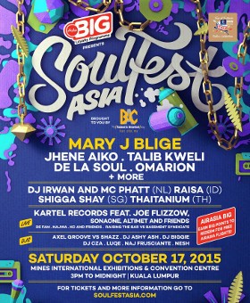 Mundur ke Desember, Beberapa Artis Batal Tampil di Soulfest Asia 2015