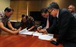 Penandatangan Kontrak Pembangunan PLTA Upper Cisokan