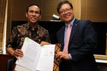 Penandatangan Kontrak Pembangunan PLTA Upper Cisokan