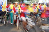 Kegiatan yang sama juga dilakukan secara bersamaan 12 kota di Indonesia yaitu di Bandung, Medan,Pontianak, Semaramg,Jogjakarta, Jember, Makassar, Bandar Lampung, Surabaya, Malang dan Palembang mulai tanggal 30 Agustus hingga 11 Oktober 2015.     