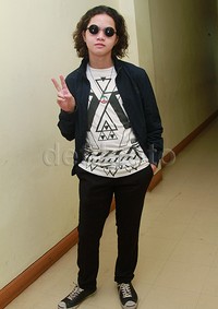 Pose Dul di depan kamera. Pool/Gus Mun/detikFoto.
