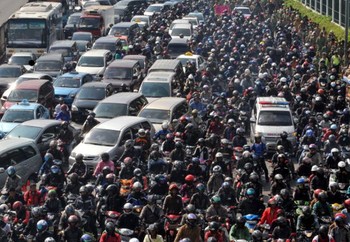 Sudah bisa ditebak, ini macet seram di Jakarta. (istimewa/gettyimages/detikcom)