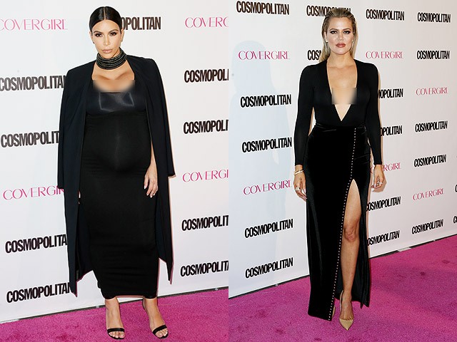 Kim dan Khloe Kardashian Adu Seksi