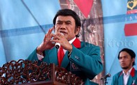     Dia juga berpesan bahwa untuk mencapai kejayaan tidak bisa melalui kekerasan. Pool/Lamhot Aritonang/detikFoto.