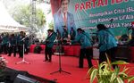 Rhoma Berdendang Orasikan Visi Partai Idaman