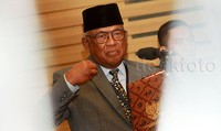 Plt Ketua KPK Taufiequrachman Ruki memberikan sambutan. Pool/Lamhot Aritonang/detikFoto.