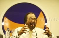 Surya mengaku menghormati upaya hukum KPK pada Patrice Rio yang menjadi tersangka karena menerima uang terkait penanganan perkara Bansos di Sumut.