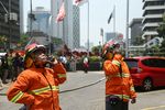 Lantai 14 Sarinah Thamrin Terbakar
