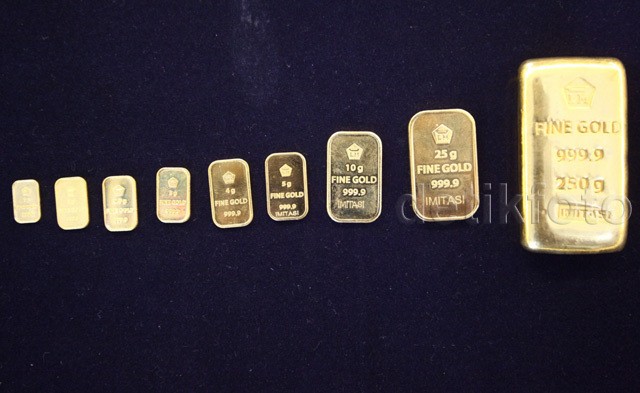Harga Emas Logam Mulia Loncat Rp 11.000/Gram