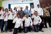 Panitia turnamen menggelar jumpa pers terkait penyelenggaraan bridge terbuka, Kamis (15/10/2015).