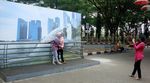 Ada 'Menara Eiffel' dan 'Merlion' di Terminal Bulupitu