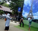 Ada 'Menara Eiffel' dan 'Merlion' di Terminal Bulupitu