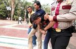 Petugas Amankan Perusuh di Sekitar GBK