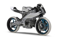 Uniknya, PES2 didesain dengan sistem penggerak dua roda dan mengadopsi sistem suspensi depan garpu satu sisi. Istimewa/Dok Yamaha.     