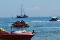 Banyak aktivitas yang bisa dilakukan oleh wisatawan di Green Island. Mulai dari watersport, menanam terumbu karang, hingga melepaskan tukik penyu. (Wahyu/detikTravel)