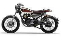 Restonator 125 adalah model konsep yang menyajikan gaya hidup dengan sebuah motor sport otentik untuk anak-anak muda yang belum menemukan kenikmatan berkendara sepeda motor, kata Yamaha. Pool/Dok Yamaha.