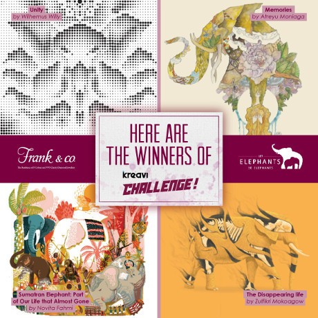 12 Ilustrasi Terpilih di Kompetisi Seni tentang Gajah