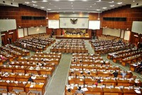Paripurna dihadiri 364 dari total 560 anggota DPR. Pool/Lamhot Aritonang/detikFoto.