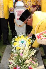 HUT ke-51 Golkar, Ical Ziarah ke TMP Kalibata