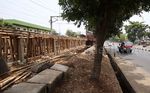 Peron Stasiun Tanjung Barat Diperpanjang