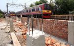 Peron Stasiun Tanjung Barat Diperpanjang