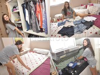Belum lama ini, detikHOT berkesempatan untuk berkunjung ke apartemen bintang muda Angela Gilsha di kawasan Kalibata, Jakarta Selatan. Pool/Ismail/detikFoto.