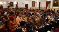 Sebanyak 279 kepala daerah menghadiri acara ini.