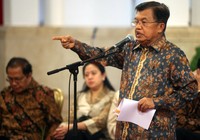 Wapres Jusuf Kalla menyampaikan arahannya.