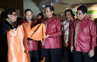 Presiden Joko Widodo resmi membuka pameran perdagangan skala internasional, Trade Expo Indonesia (TEI) ke-30 Tahun 2015.     