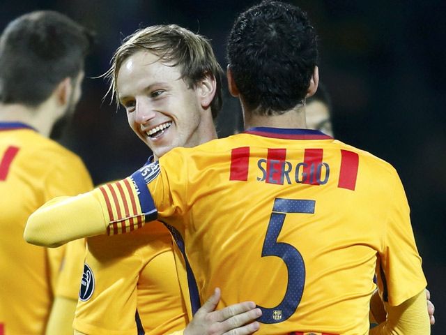 Ivan Rakitic Menangkan Barcelona