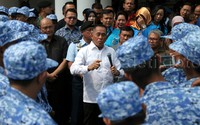 Dalam sambutannya, Ryamizard mengaku bangga dengan para calon kader bela negara.