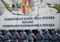 Ia meminta agar mereka semua berlaku disiplin dan mengikuti seluruh rangkaian kegiatan bela negara hingga tuntas.