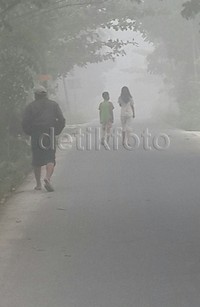 Kabut asap benar-benar menggangu kesehatan warga.