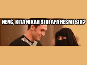 Meme detikHOT: Nikah Siri Atau Resmi? Ini Kata Indra Bruggman dan Soraya