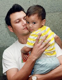 Kini Juna berusia 1 tahun 11 bulan. Pool/Gus Mun/detikFoto.